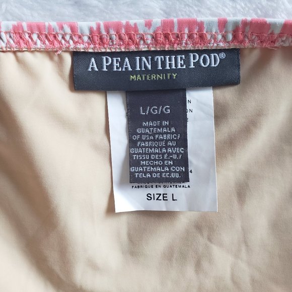 A PEA IN A POD Maternity Printed Bikini Bottom SZ L - Picture 8 of 11